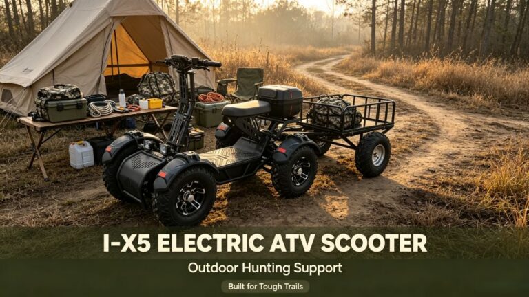 Independent Suspension + Quad-Motor 4×4: The Hardcore Tech Breakdown of the All-Terrain i-X5 Off-Road Scooter